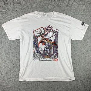 New York Mets Syndergaard Hunder Thor Marvel T-Shirt Mens XL NY Baseball playoff